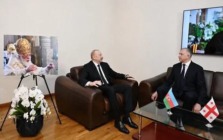 President Ilham Aliyev visits Georgian Embassy in Azerbaijan to express condolences