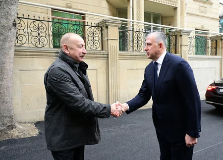 President Ilham Aliyev visits Georgian Embassy in Azerbaijan to express condolences