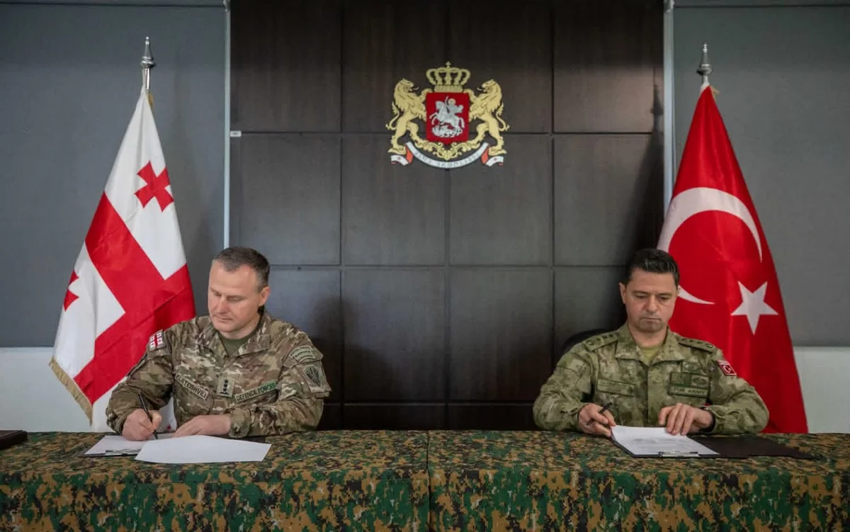 Türkiye delivers military equipment to Georgian Special Operations Command
