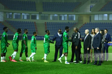 Futbol üzrə Azərbaycan millisi mükafatlandırılıb