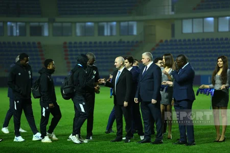 Futbol üzrə Azərbaycan millisi mükafatlandırılıb