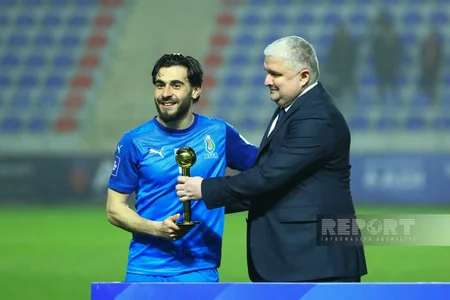 Futbol üzrə Azərbaycan millisi mükafatlandırılıb