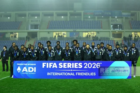 Futbol üzrə Azərbaycan millisi mükafatlandırılıb