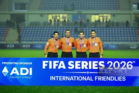Futbol üzrə Azərbaycan millisi mükafatlandırılıb