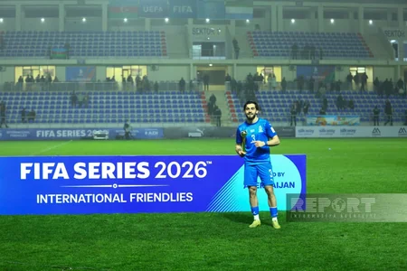 Futbol üzrə Azərbaycan millisi mükafatlandırılıb