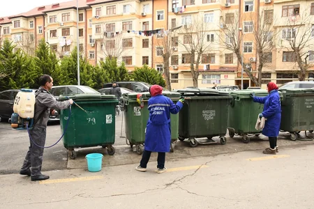 Güclü yağışdan sonra Bakıda genişmiqyaslı daxili iməcilik keçirilib