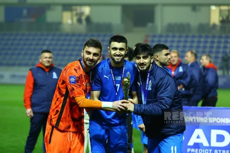 Futbol üzrə Azərbaycan millisi mükafatlandırılıb