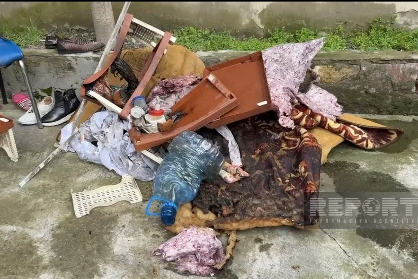 Şəkidə yaşayış evində partlayış olub, xəsarət alanlar var