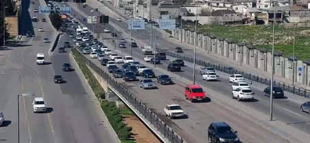 Bakıda iki prospektin kəsişməsində aparılan təmir işləri ilə əlaqədar bir sıra yollarda sıxlıq müşahidə olunur