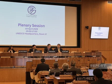 Parisdə Azərbaycanın sədrliyi ilə G-77 və Çin Qrupunun plenar iclası keçirilib