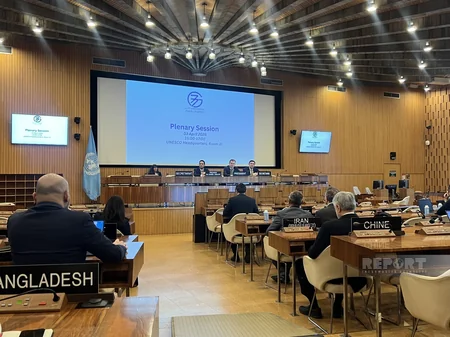 Parisdə Azərbaycanın sədrliyi ilə G-77 və Çin Qrupunun plenar iclası keçirilib