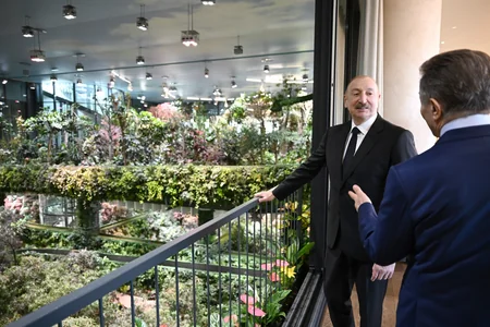Tbilisidə Azərbaycan Prezidentinin şərəfinə lanç verilib