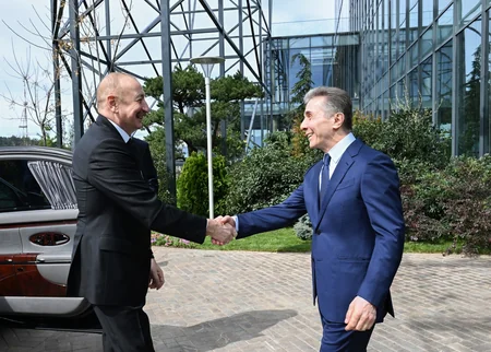 Tbilisidə Azərbaycan Prezidentinin şərəfinə lanç verilib