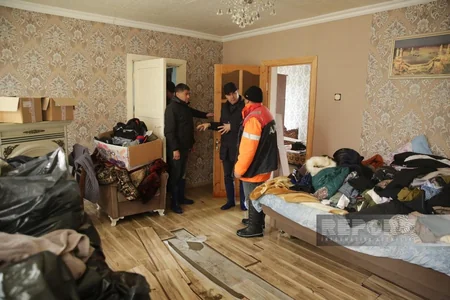 Xaçmazın icra başçısı təbii fəlakətdən zərər çəkən sakinlərlə görüşüb