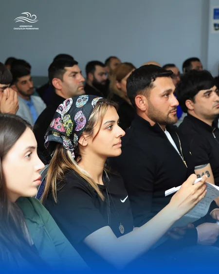 Mingəçevirdə Üzməyi Öyrənək layihəsi üzrə məşqçilər üçün seminar başlayıb