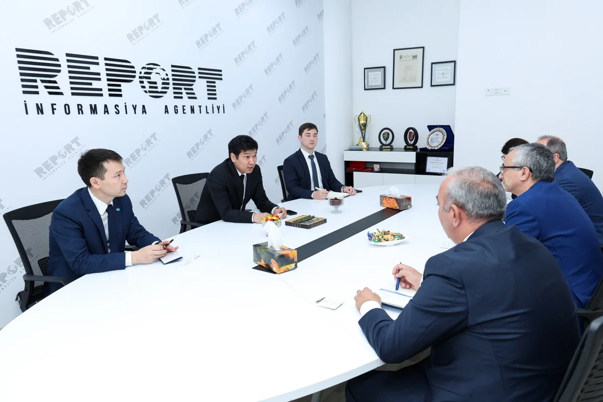 Kazakhstan's deputy minister visits Report News Agency