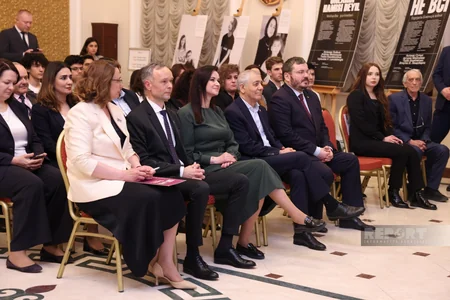 Bakıda Litvadakı ukraynalı müharibə qaçqınlarına həsr olunmuş sərgi açılıb