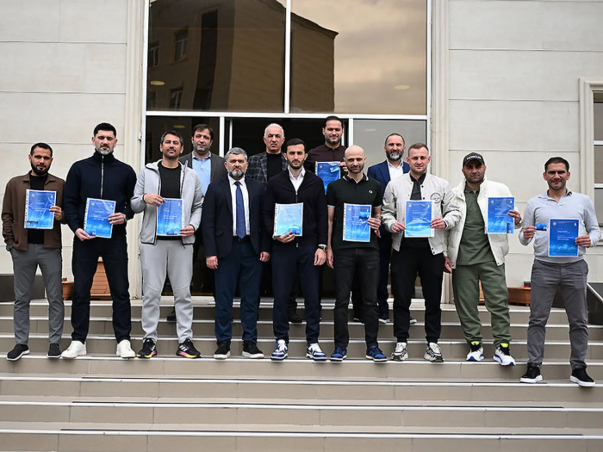 Azərbaycanlı məşqçilərə UEFA-nın A kateqoriyalı diplomları təqdim olunub