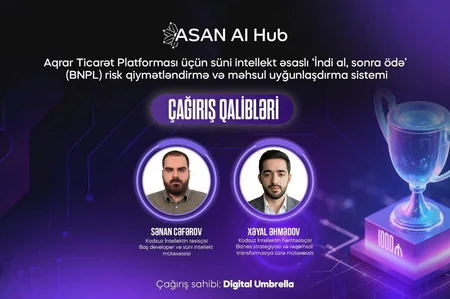 ASAN AI Hub ilk çağırışlar üzə qalibləri müəyyən edib