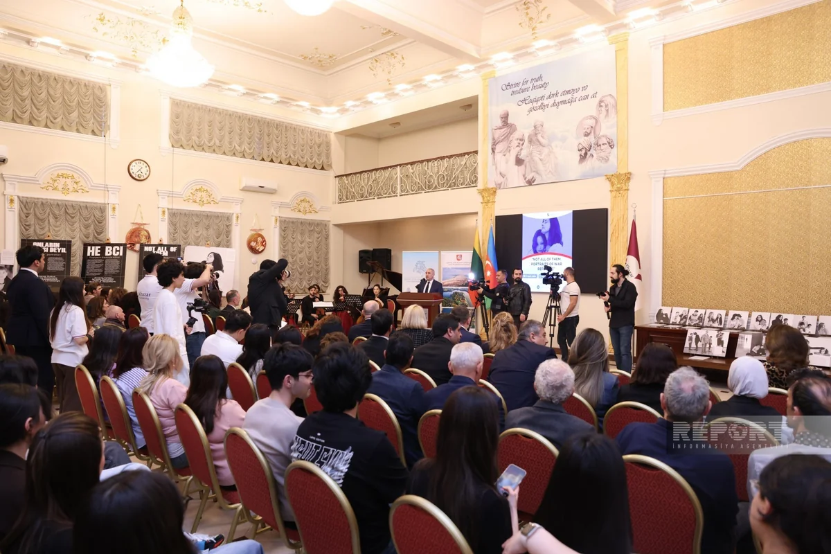 Exhibition dedicated to Ukrainian war refugees in Lithuania opens in Baku