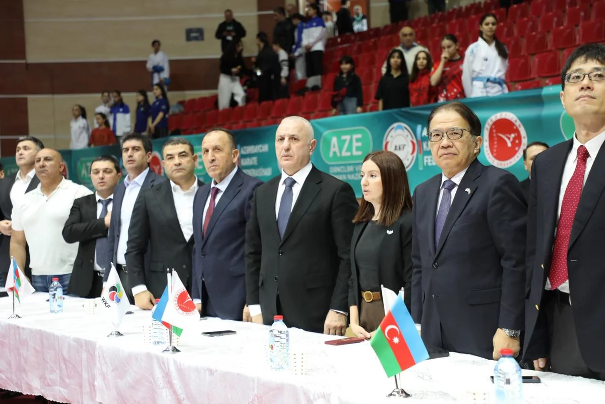 Bakıda karate üzrə Grand Prix beynəlxalq turnirinin açılış mərasimi keçirilib