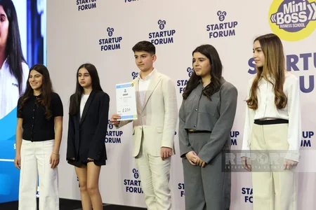Bakıda keçirilən 6-cı Startap Forumunun iştirakçılarına qrantlar ayrılıb