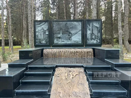 Xalq rəssamı Tahir Salahovun qəbirüstü abidəsi ucaldılıb