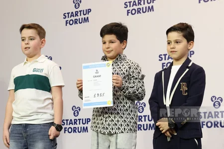 Bakıda keçirilən 6-cı Startap Forumunun iştirakçılarına qrantlar ayrılıb