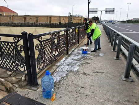 Bakı qəsəbələrinin küçələri yuyulub, əsaslı təmizlik işləri görülüb