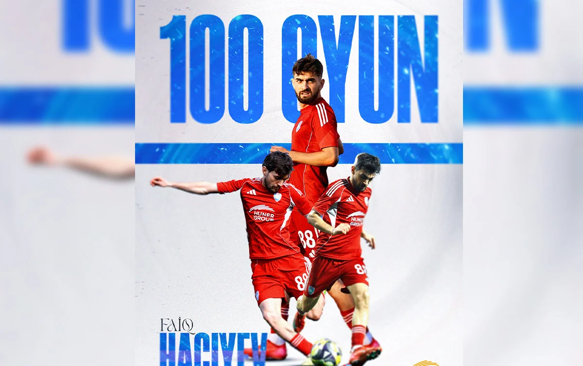 Faiq Hacıyev Turan Tovuzun heyətində Premyer Liqada 100-cü oyununa çıxıb