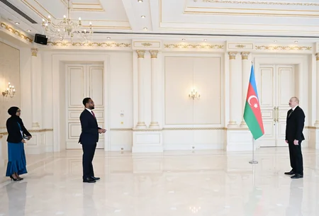 İlham Əliyev Somalinin Azərbaycana yeni təyin olunmuş səfirini qəbul edib
