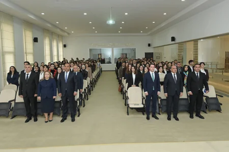 Qubada pedaqoji heyətlə görüş keçirilib