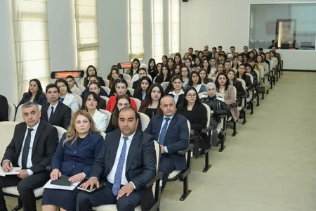 Qubada pedaqoji heyətlə görüş keçirilib