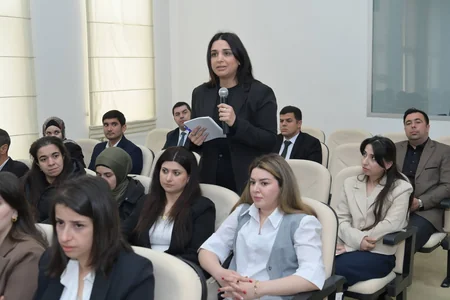 Qubada pedaqoji heyətlə görüş keçirilib