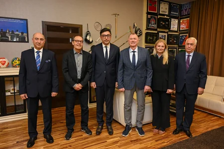 Fərid Qayıbov Avropa Atletikasının prezidenti ilə birgə layihələri müzakirə edib