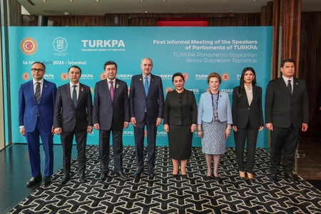 TÜRKPA-ya üzv dövlətlərinin parlament sədrlərinin ilk qeyri-rəsmi görüşü baş tutub