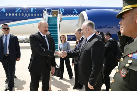 İlham Əliyev Türkiyəyə işgüzar səfər edib