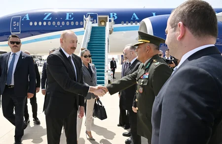 İlham Əliyev Türkiyəyə işgüzar səfər edib