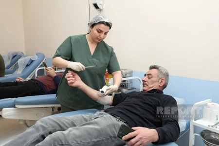 Bakıda Ümumdünya Hemofiliya Günü çərçivəsində qanvermə aksiyası keçirilib