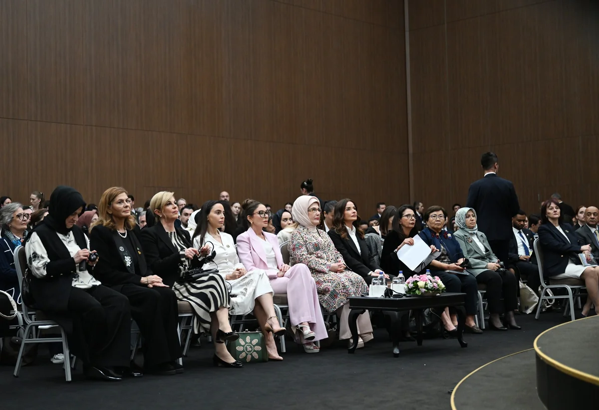 Azerbaijan's First Lady Mehriban Aliyeva attends panel session on United for Peace in Palestine: Confronting Scholasticide, Protecting Future in Antalya