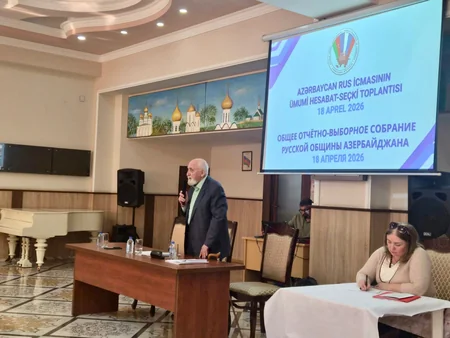 Mixail Zabelin yenidən Azərbaycanın Rus İcmasının sədri seçilib