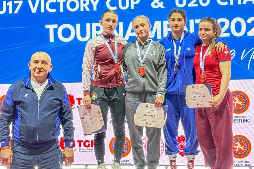 Antalyada keçirilən Çempionlar turnirində Azərbaycanın 4 güləşçisi medal qazanıb