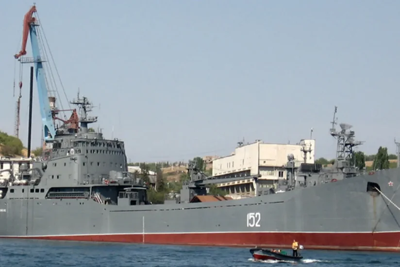 Ukraine strikes two Russian Black Sea Fleet landing ships in Sevastopol
