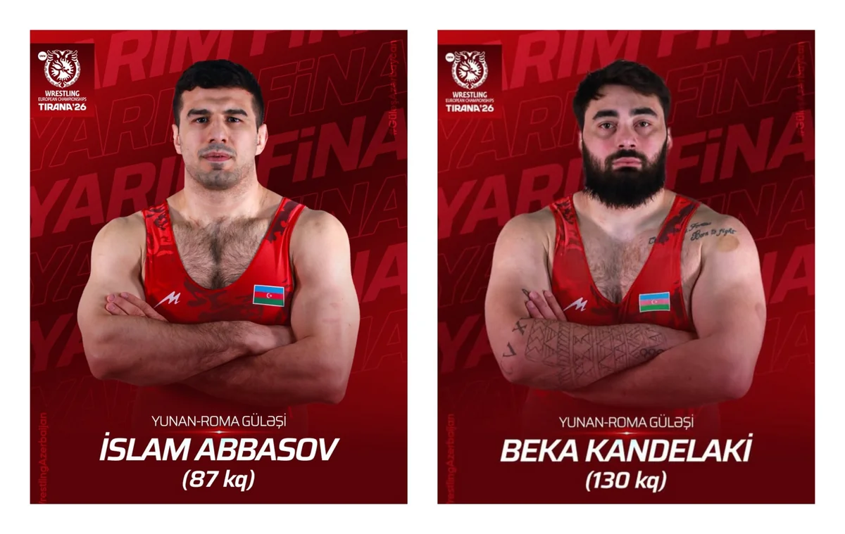 İslam Abbasov və Beka Kandelaki Avropa çempionatının yarımfinalına vəsiqə qazanıb