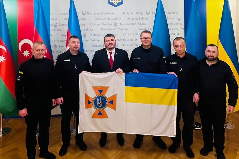 Yuriy Husyev thanks Azerbaijan for its support in demining