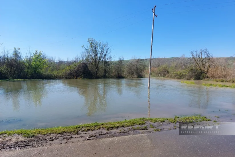 В Шеки сильные дожди нанесли значительный урон инфраструктуре