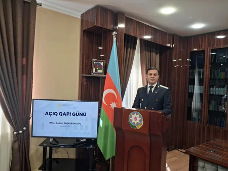 İmişli rayon prokurorluğunda Açıq Qapı günü təşkil olunub