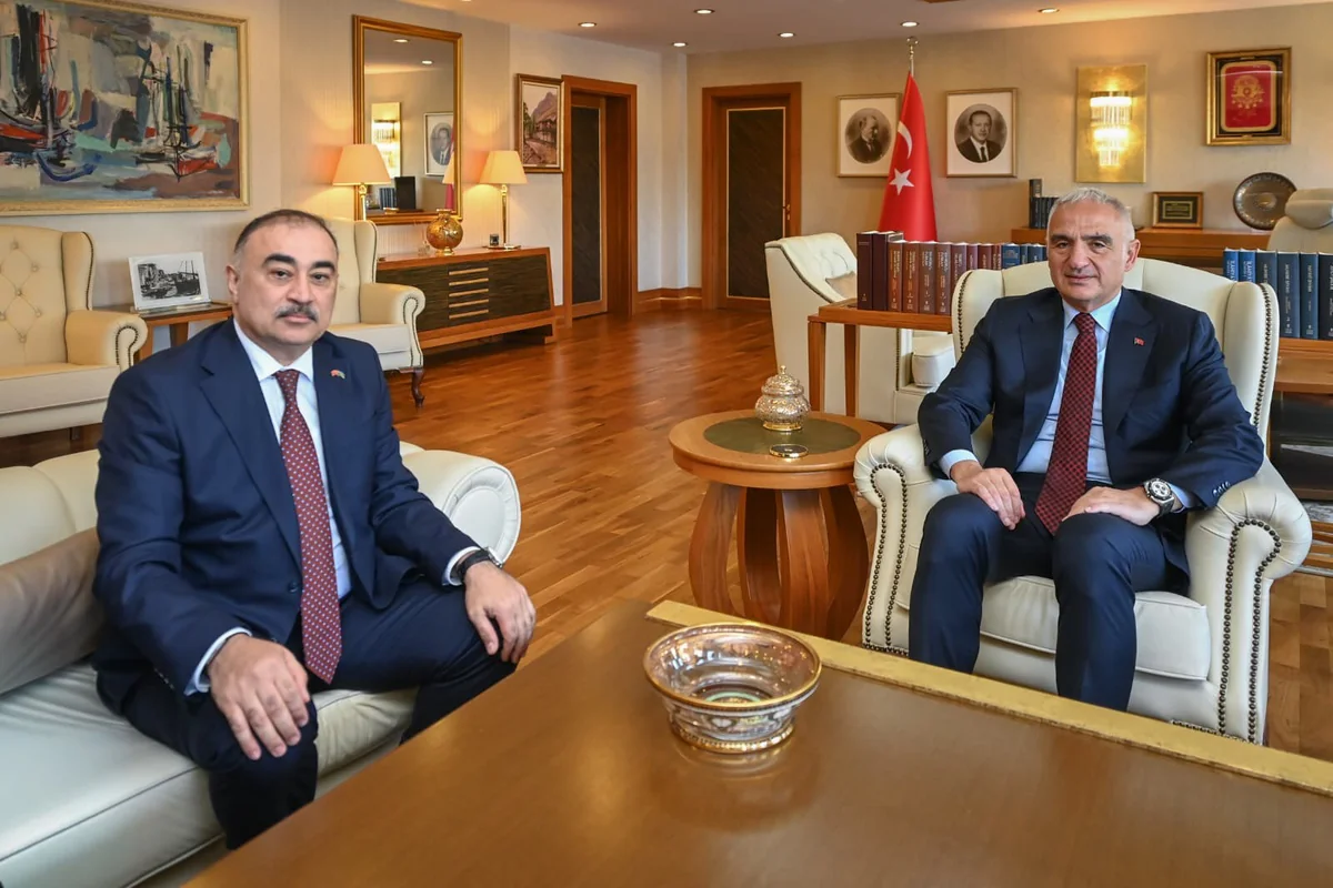 Azerbaijani envoy discusses culture and tourism ties with Turkish minister