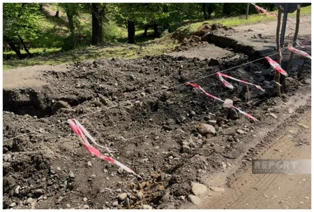 Hirkan–Daşdatük–Biləsər avtomobil yolunda torpaq sürüşməsi yenidən aktivləşib