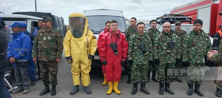 FHN Siyəzəndə kompleks mülki müdafiə təlimi keçirib